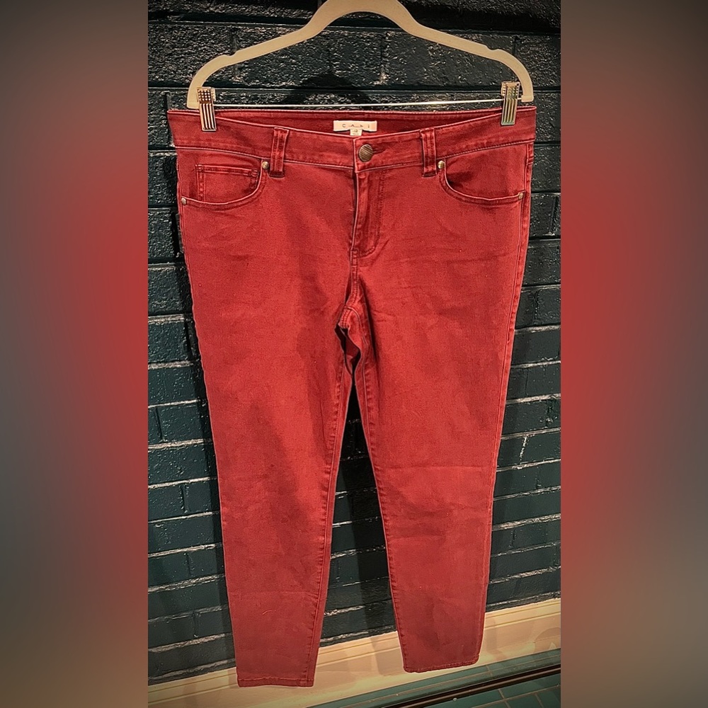 Women's Red Jeans